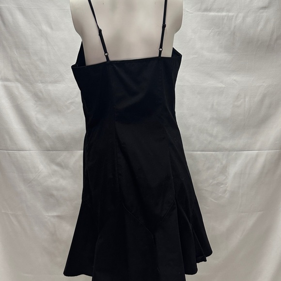 Derek Lam 10 Crosby 2 Piece Black Leather Tank over Spaghetti Strap Under Dress - Picture 6 of 11